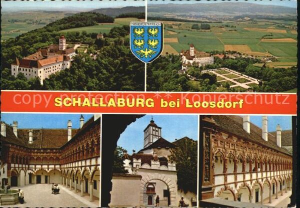 Schallaburg Loosdorf Fliegeraufnahme Renaissanceschloss Deta
