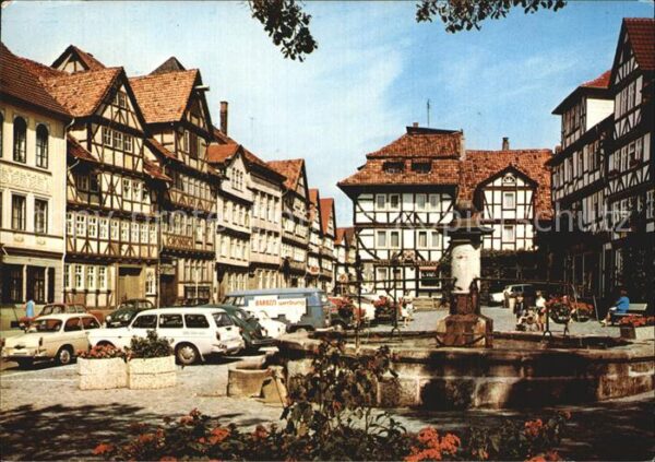 Bad Sooden-Allendorf Marktplatz Brunnen