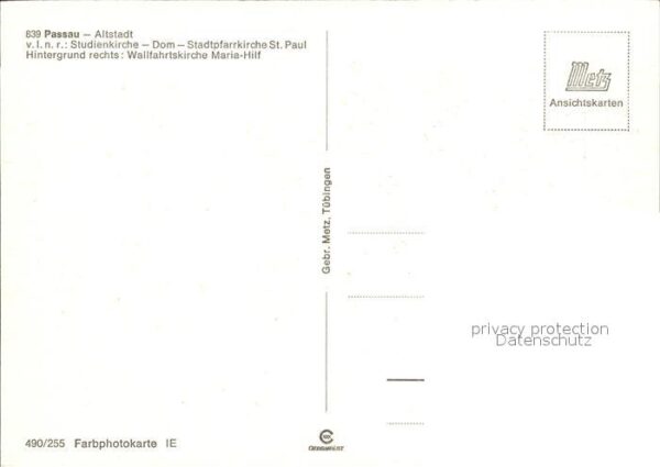 Passau Altstadt Studienkirche Dom Stadtpfarrki – Bild 2