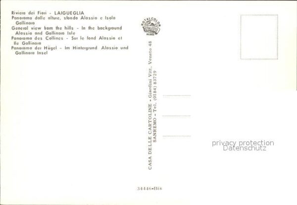 Laigueglia  Panorama dalle alture sfondo Alassio e – Bild 2