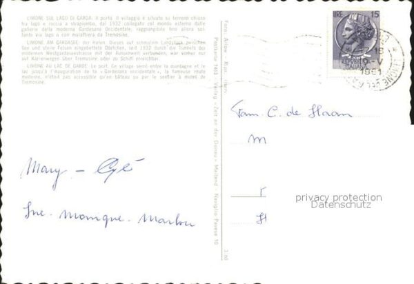 Limone sul Garda Hotel Tirolo Hafen – Bild 2