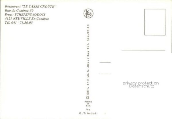 Neuville-en-Condroz Restaurant Le Casse Croute Gastraum – Bild 2