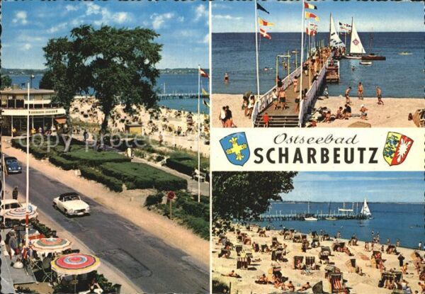 Scharbeutz Ostseebad Promenade Seebrücke Strandpartie