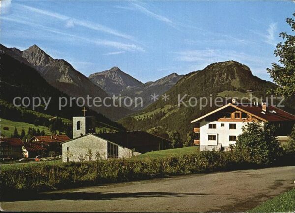 Oberjoch Kirche Rotspitze Entschenkopf Imberger