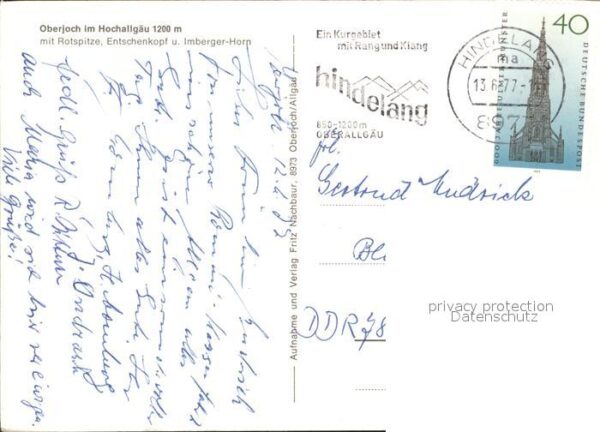 Oberjoch Kirche Rotspitze Entschenkopf Imberger – Bild 2