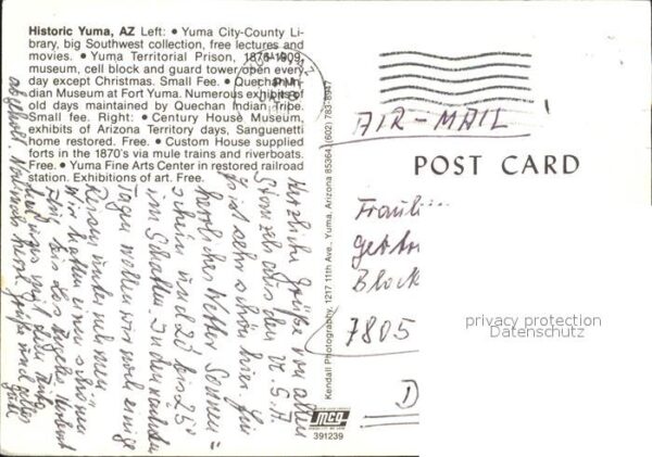 Yuma Arizona City County Library Territorial Prison – Bild 2
