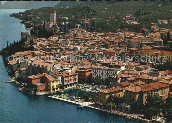 Malcesine Lago di Garda Fliegeraufnahme