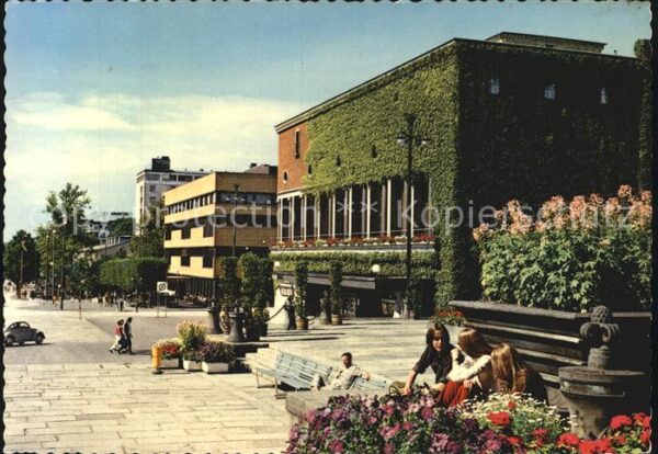 Goeteborg Götaplatsen med Stadsteatern
