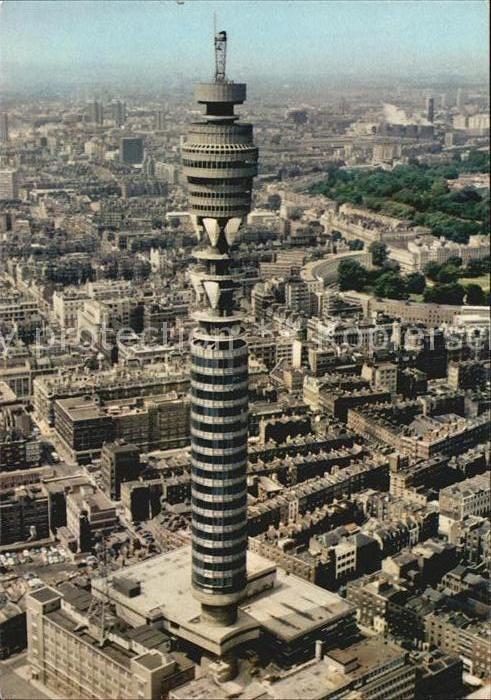 London The Post Office Tower Airial View