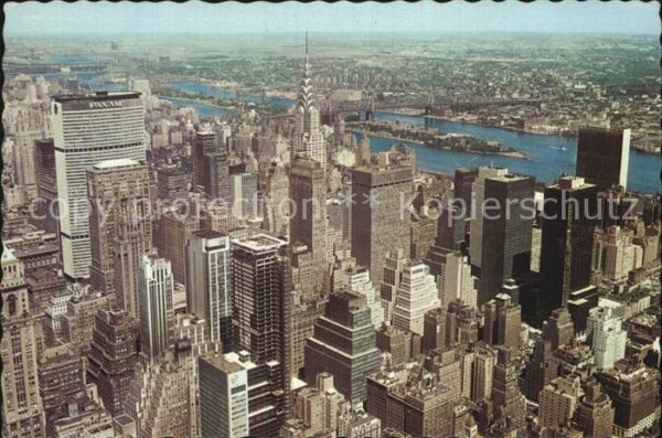 New York City Pan Am Building Chrysler Building UN Ea