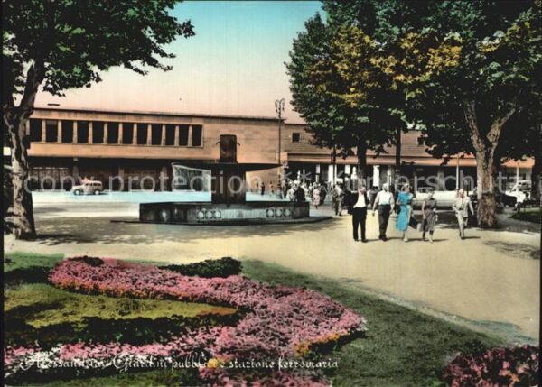 Alessandria Giardini pubblici e stazione ferroviari