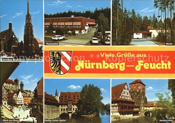 Feucht BAB Raststätte Nürnberg Feucht Brunnen