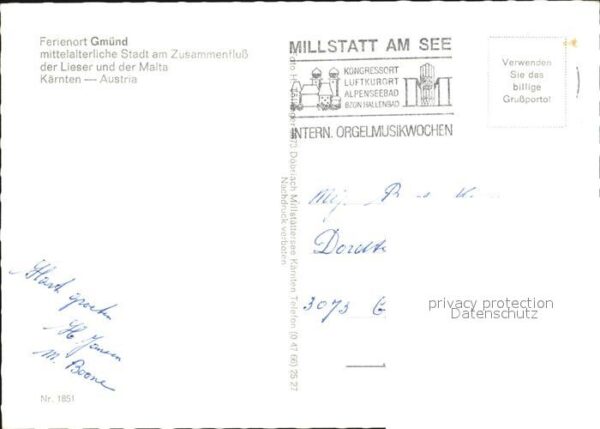 Gmuend Kaernten Stadtblick Teilansichten Schloss – Bild 2