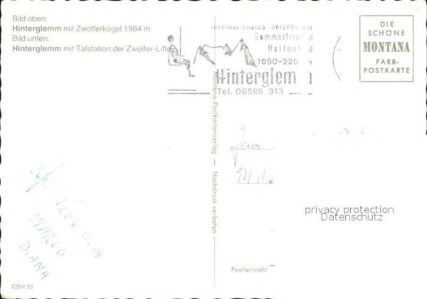 Hinterglemm Saalbach Panorama mit Zwölferkogel und Zwölferli – Bild 2