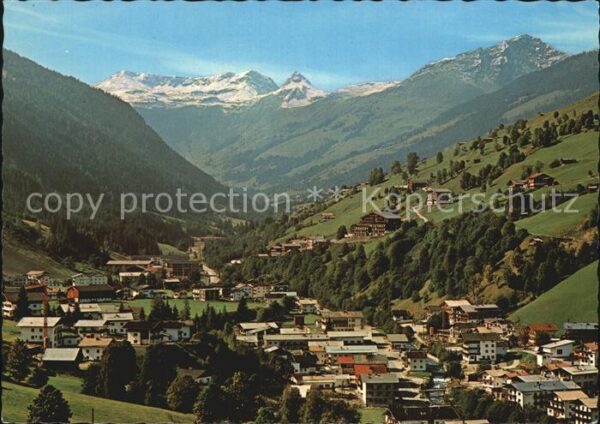 Hinterglemm Saalbach mit Trist Saal und Staffkogel