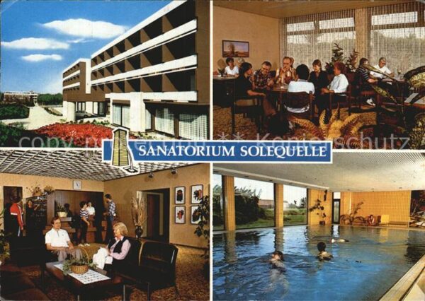 Bad Westernkotten Sanatorium Solequelle Gastraum Hallenba