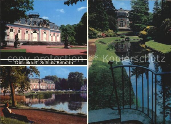 Duesseldorf Schloss benrath Schwanenteich