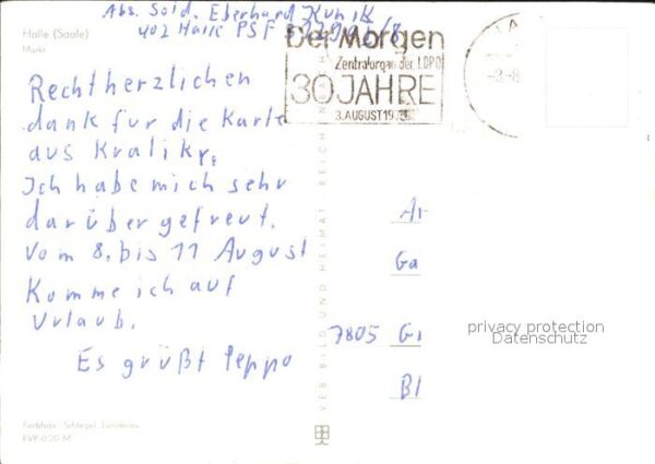 Halle Saale Markt Kirche – Bild 2