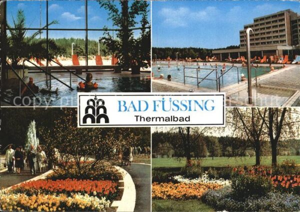 Bad Fuessing Kurmittelbad Thermal Becken Kurpark Anl