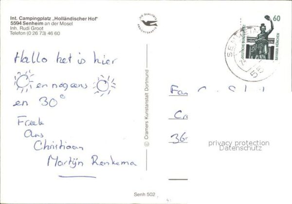 Senheim-Senhals Campingplatz Holländischer Hof Panorama – Bild 2