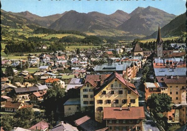 Kitzbuehel Tirol Blick von der Pfarrkirche