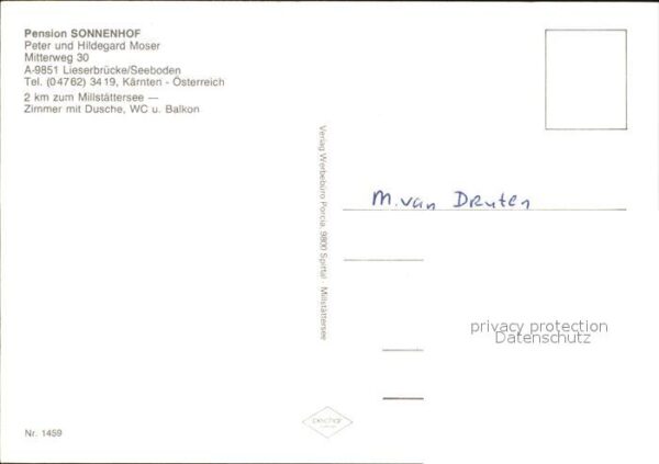 Seeboden Millstaettersee Pension Sonnenhof Lieserbrücke Gastraum – Bild 2