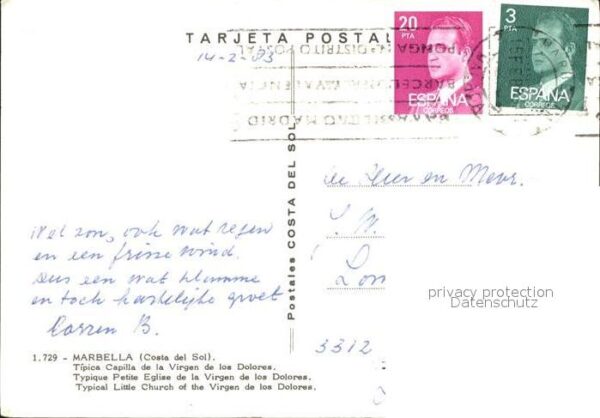 Marbella Andalucia Tipica Capilla de la Virgen de los Dolo – Bild 2