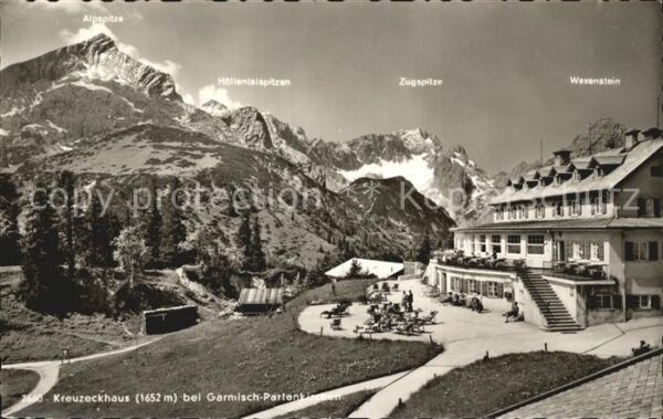 Garmisch-Partenkirchen Kreuzeckhaus Bergrestaurant Alpen