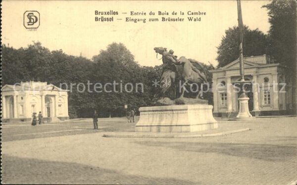 Bruessel Bruxelles Eingang zum Brüsseler Wald Entree du Bo
