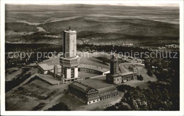 Schmitten Taunus Grosser Feldberg Fliegeraufnahme