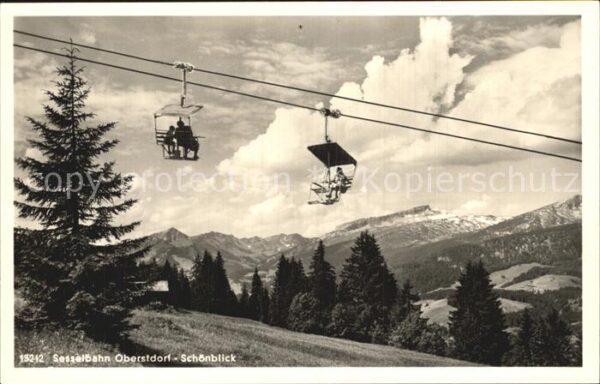 Oberstdorf Sessellift Oberstdorf Schönblick