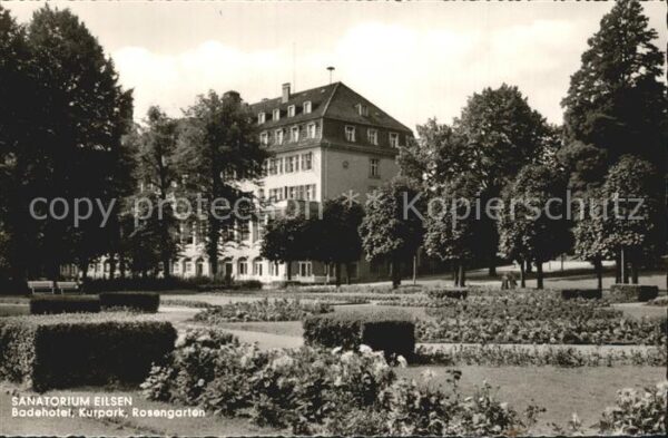 Eilsen Bad Sanatorium Badehotel Kurpark Rosengarte