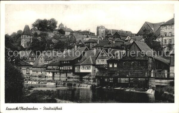 Kronach Oberfranken Stadtaufbau