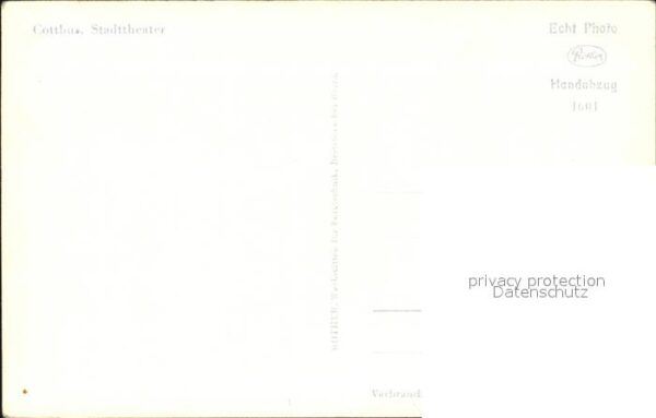 Cottbus Stadttheater Handabzug – Bild 2