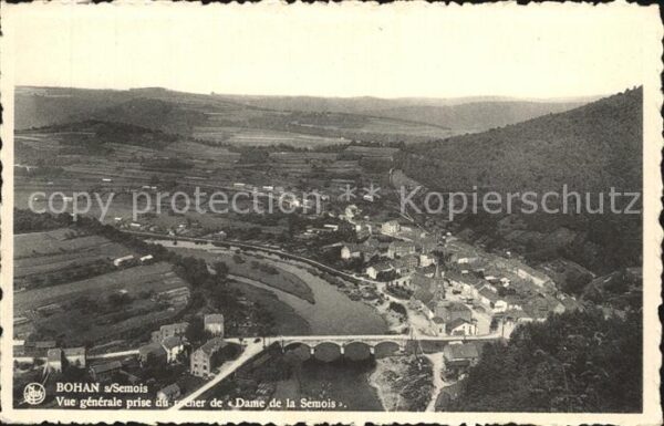 Bohan-sur-Semois Vue generale prise du rocher de Dame de