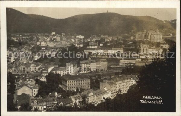 Karlsbad Eger Totalansicht
