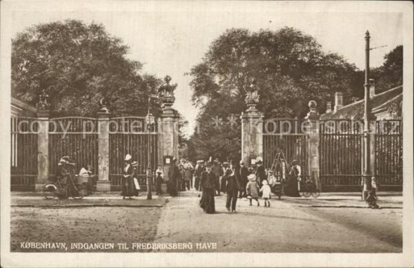 Kobenhavn Indgangen til Frederiksberg Have