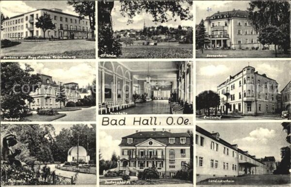 Bad Hall Oberoesterreich Kurhäuser Park Konzertpavillon Trinkhal