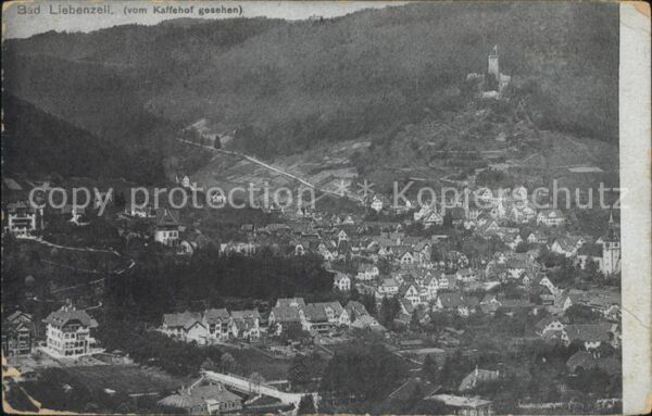 Bad Liebenzell Panorama Blick vom Restaurant Kaffeehof