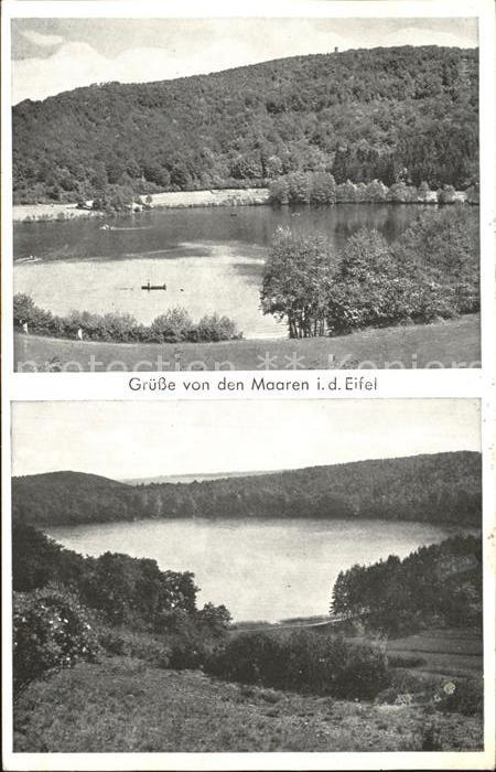 Gemuend Eifel Die Maaren in der Eifel Gemünder Maar B