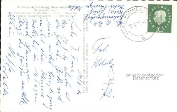 Pommelsbrunn Kurhaus Appelsberg – Bild 2