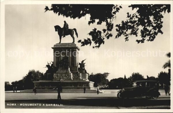 Roma Rom Monumento a Garibaldi
