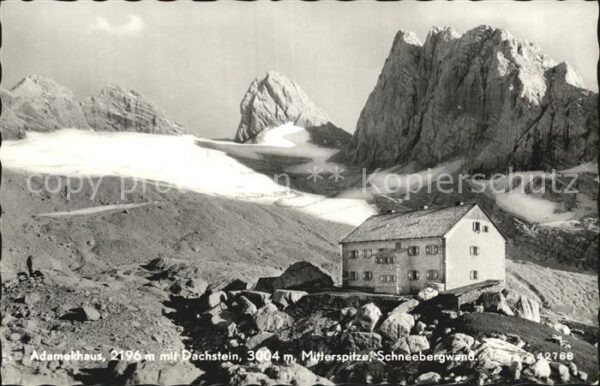 Obertraun Adamekhaus mit Dachstein Mitterspitze S