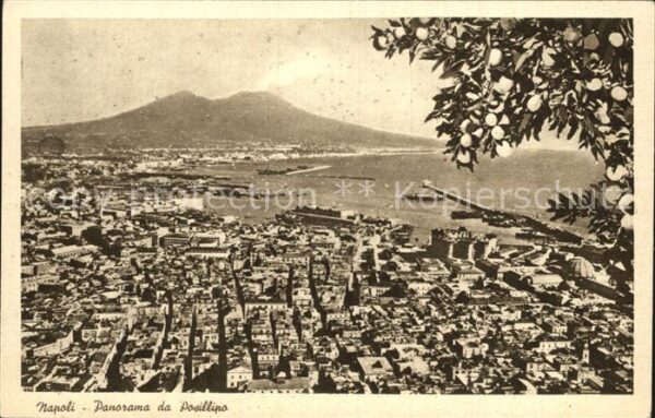 Napoli Neapel Panorama da Posillipo