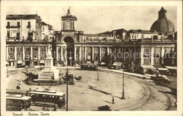 Napoli Neapel Piazza Dante