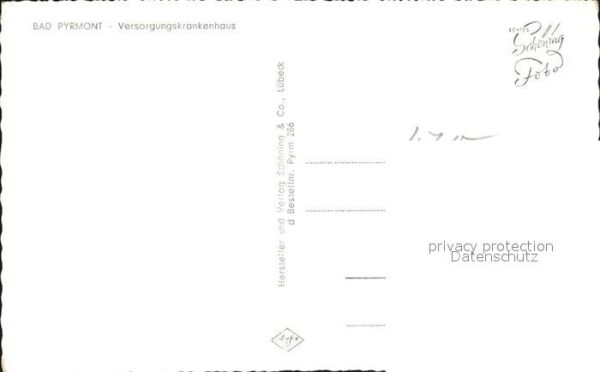 Bad Pyrmont Versorgungskrankenhaus – Bild 2