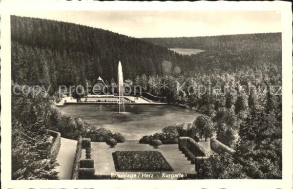 Braunlage Kurgarten Fontäne