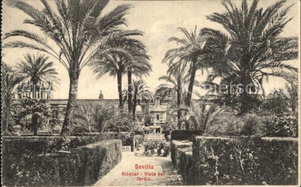 Sevilla Andalucia Vista del Jardin