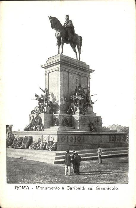 Roma Rom Monumento a Garibaldi sul Giannicolo De