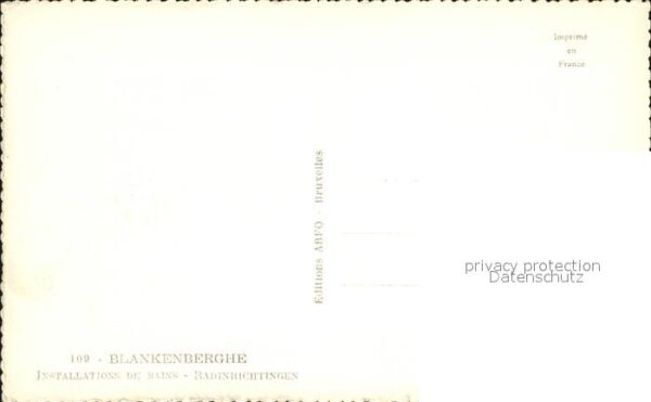 Blankenberghe Installations de Bains Badinrichtingen – Bild 2